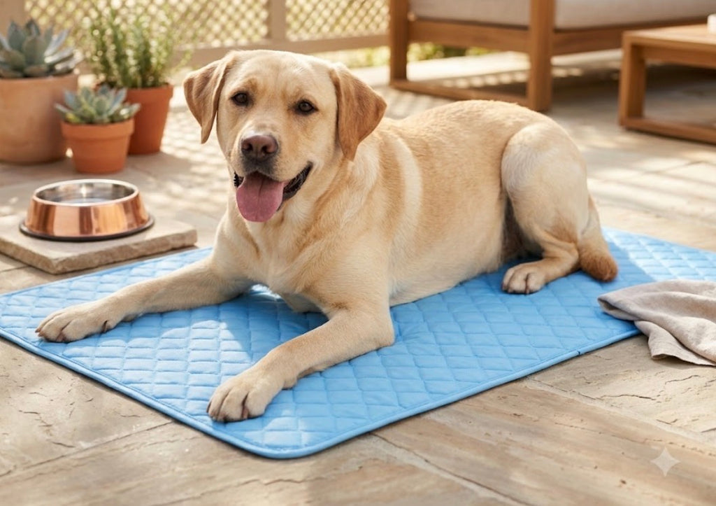 Dog Cooling Mat – No-Freeze Gel Pad for Hot Weather (Cats & Dogs)