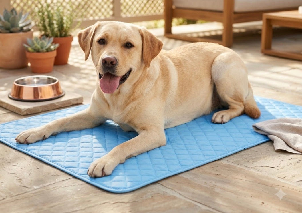 Dog Cooling Mat – No-Freeze Gel Pad for Hot Weather (Cats & Dogs)