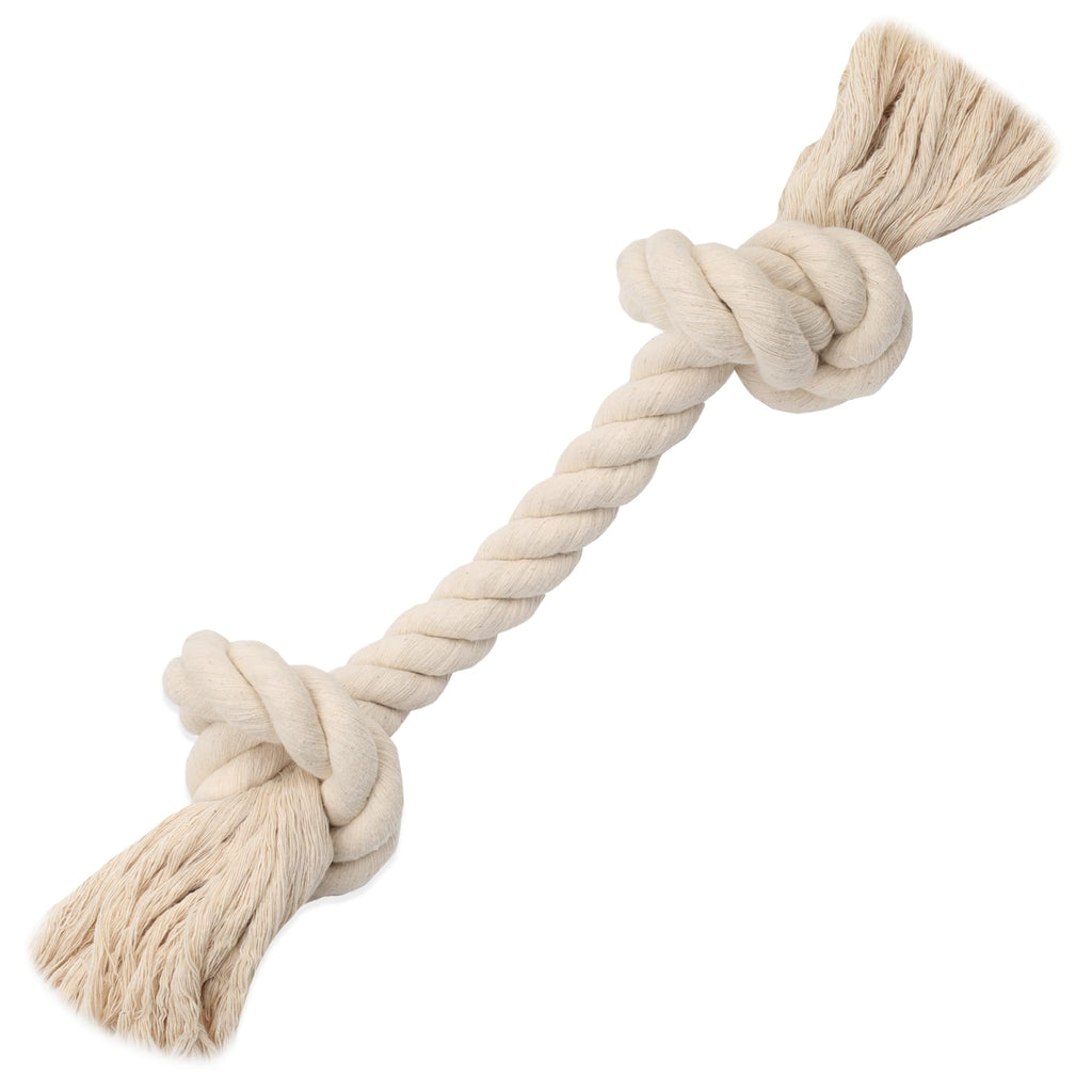 Natural Cotton Rope Dog Toy – Tough Tug & Chew Toy for Puppies & Dogs