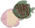 2-Pack Silicone Lick Mat & Slow Feeder Bowl – Interactive Puzzle for Dogs & Cats
