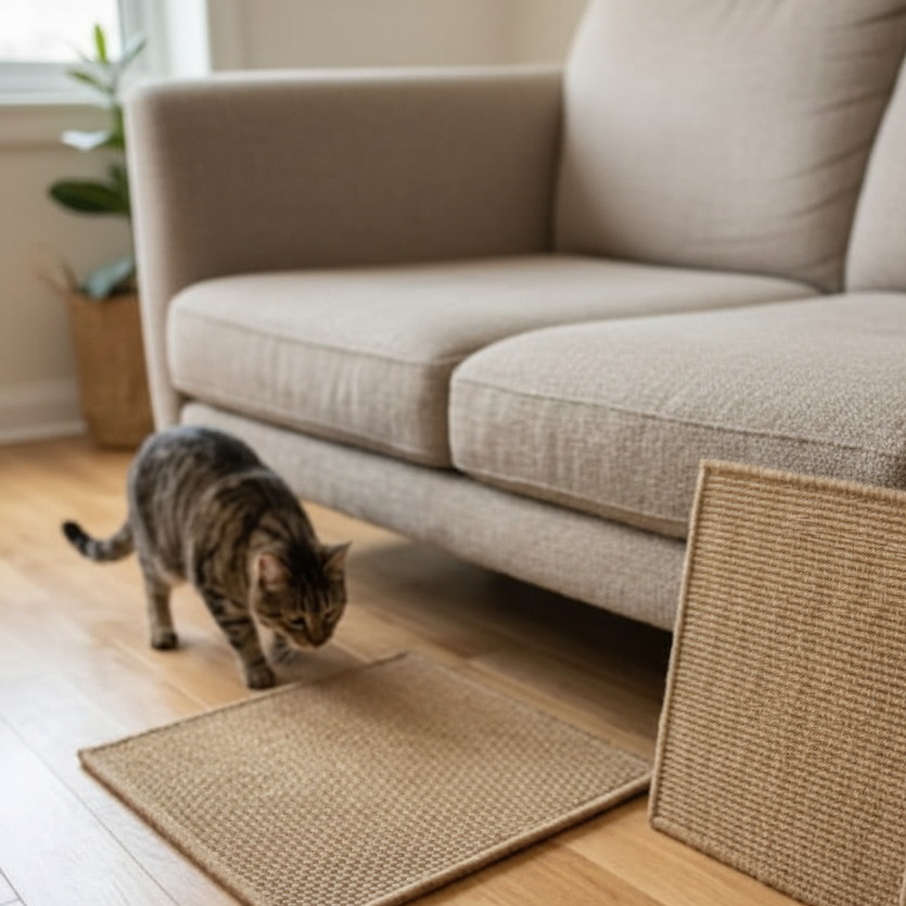 Cat with Mats Square