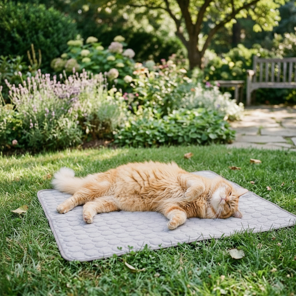 Cooling Mat Cat Lifestyle