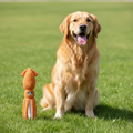 Happy Dog with Squid Toy