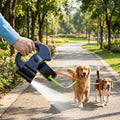 Dual Retractable Dog Leash – Tangle-Free 2-Dog Walking Leash